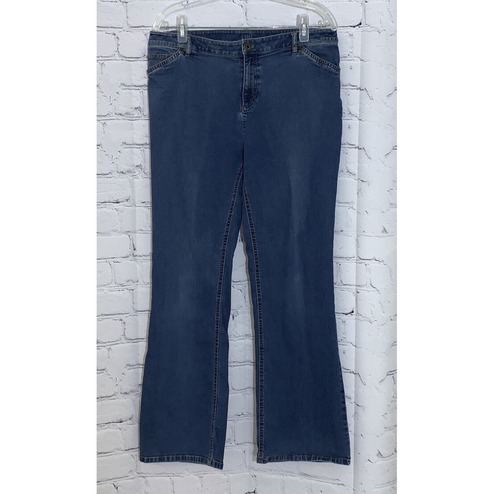 J Jill Women's 14 Jeans Tried & True Fit Bootcut Blue Denim